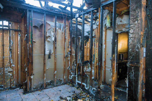 Professional Fire Board Up technician working in Grapevine, TX